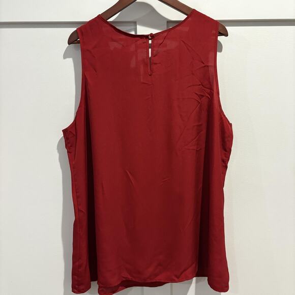 NWT Lane‎ Bryant Blouse Top Women 24 Embellished Beaded Sequin Sleeveless Tank - Picture 9 of 14